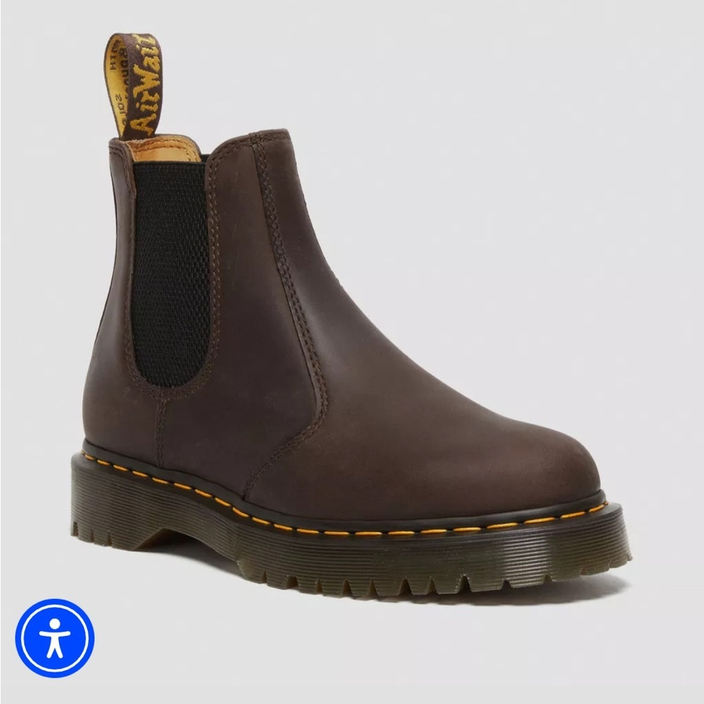 2976 BEX CRAZY HORSE CHELSEA BOOTS Dark Brown